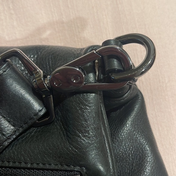 Margot Mickey Double Zip Versatile Hobo in Black - Picture 8 of 10